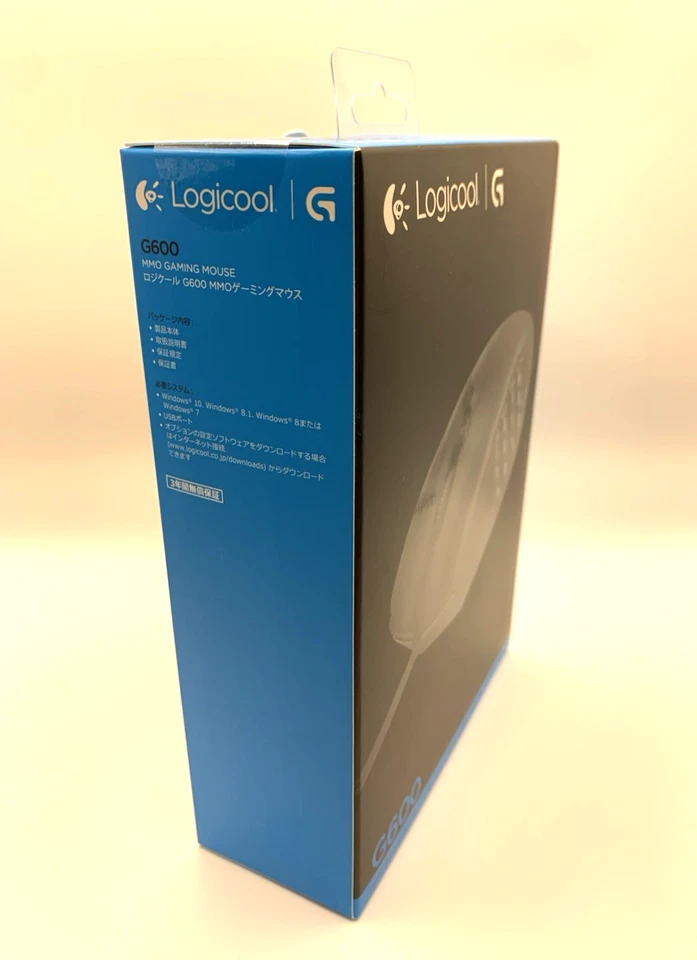 New Sealed Logitech Logicool G600t MMO Gaming Mouse Black Wired 20 Buttons #1050 - Image 2 of 4