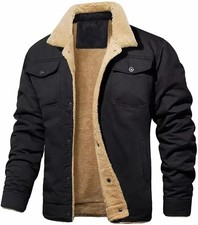 Men's Thick Warm Plush Fleece Jacket Coats Autumn Winter Casual Thicker Jackets