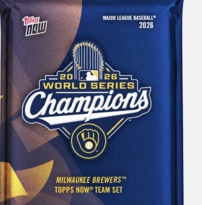 2026 WS Champs - Milwaukee Brewers Topps 15 Card Team Set-PRE SALE! LOWEST PRICE