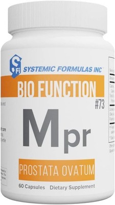 Systemic Formulas Mpr ? Prostata Ovatum 60 Capsules Bio Function #73. Supports M