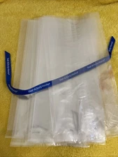 50 Pc Bath & Body Works Clear Cellophane Plastic Gift Bags 7”x 15” New