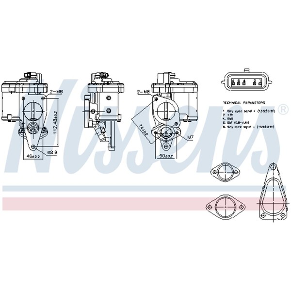 AGR Ventil Nissens 98272-image