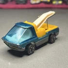1970 HOT WHEELS REDLINE "THE HEAVYWEIGHTS" TOW TRUCK AQUA W / WHITE INTERIOR