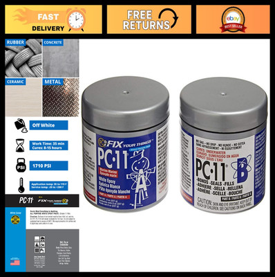 Two-Part Marine Grade Epoxy Adhesive Paste, 1/2lb Off White, Strong Bonding Solu