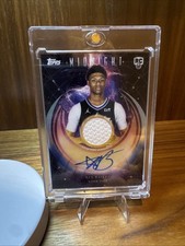 2025-26 Topps Midnight Ace Bailey On Card AUTO PATCH RPA RC