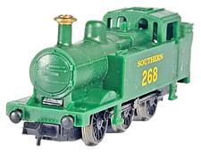 Graham Farish 0-6-0T 268 N Gauge Southern Steam Tank Locomotive Runners Unboxed.