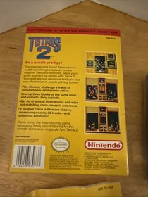 Tetris 2 (Nintendo NES, 1993) w/Box, Protective Plastic and Instruction Booklet