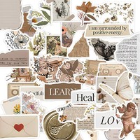 480 StüCk Sticker Aesthetic, Aesthetic Sticker, Scrapbook ZubehöR, Wasserdichte