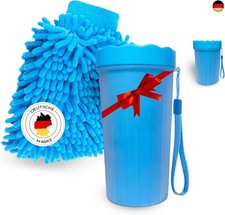 Das Original Pfotenreiniger für Hunde mit Microfaser Handschuh, Keine