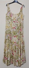 Zara ZW Collection Printed Linen Blend Dress Size XL REF 3292/175