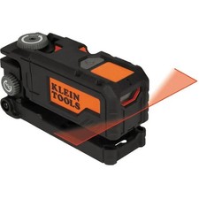 KLEIN TOOLS - RED POCKET LASER LEVEL - TRIPOD MOUNTABLE - COMPACT PORTABLE