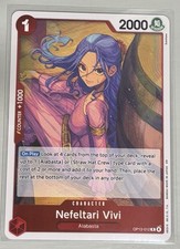 Nefeltari Vivi OP13-012 R One Piece Carrying On His Will Foil Card