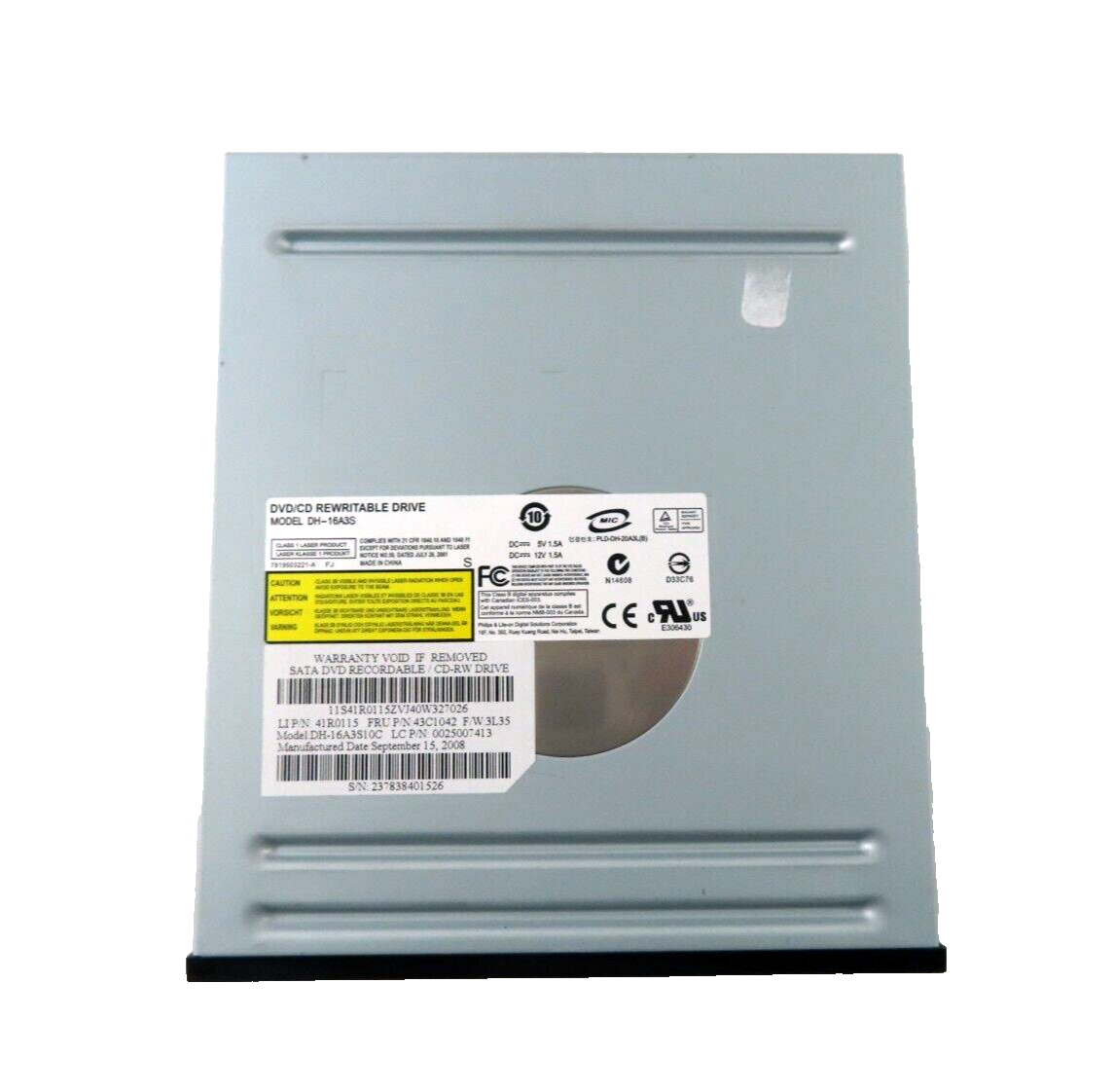 Lenovo 16x SATA 5.25"" DVD+/-RW Disk Drive