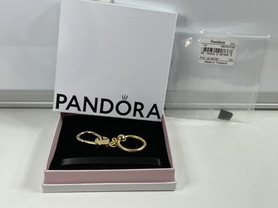 Pandora Moments 14k Gold Plated Small Bag Charm Holder/keychain 