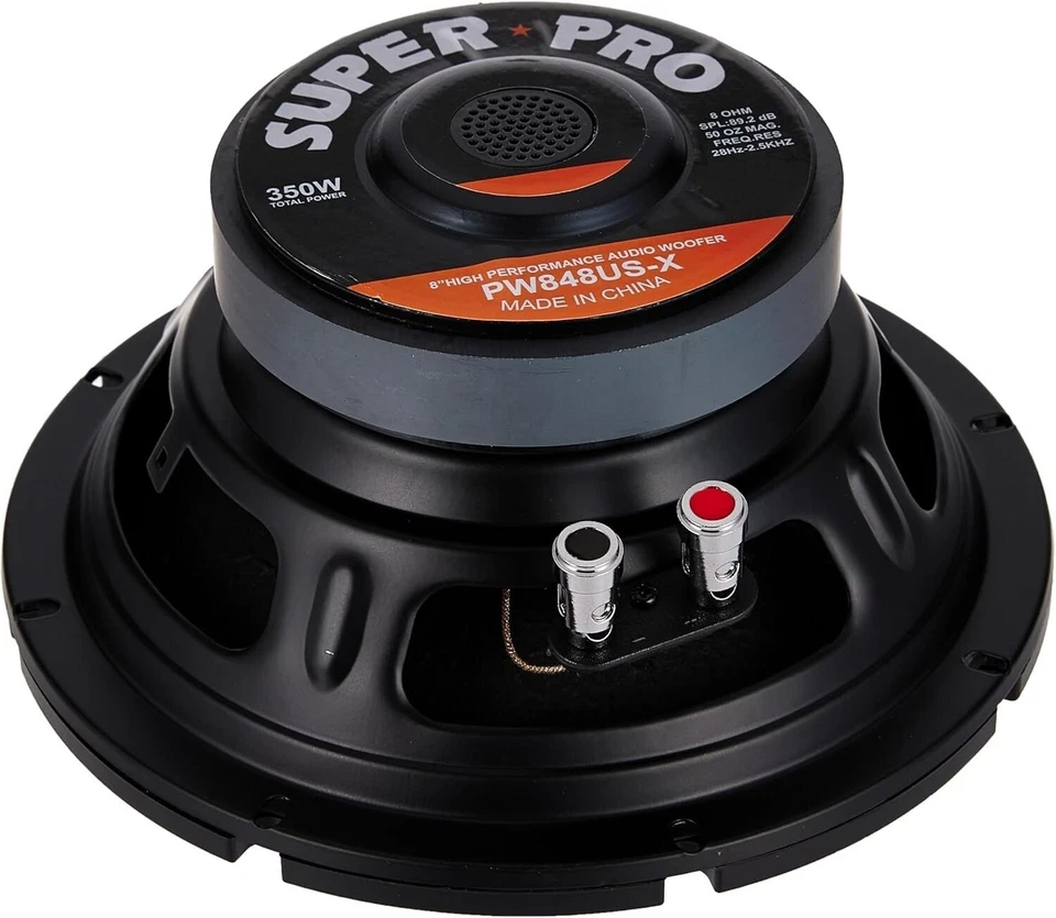 Pyramid 8 Inch Car Subwoofer Speaker - 350 Watt High Powered, 8 Ohm - Image 3 of 3