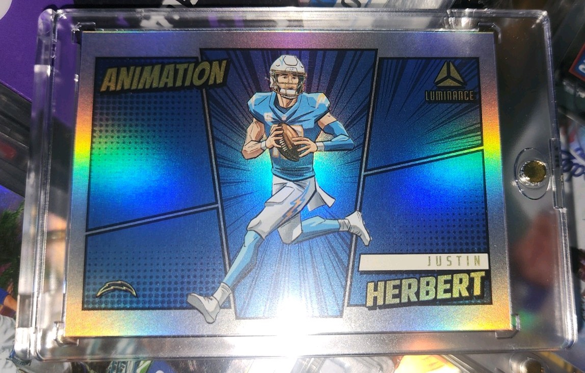 2024 Panini Luminance Animation Justin Herbert Case Hit SSP #ANI-JHT Chargers