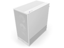 NZXT H Series H5 Flow 2024 RGB Edition ATX Mid Tower Chassis All White Color