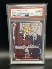 2022 One Piece SANJI Japanese OP01-013 25th Anniversary Prem. Card Coll. PSA 10