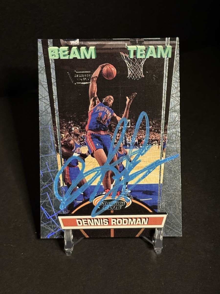 その他 1993 Topps Stadium Club BEAM TEAM 1992-93 Topps Stadium Club Beam Team #19 Dennis Rodman On Card