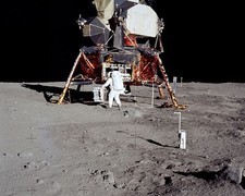 APOLLO 11 BUZZ ALDRIN LUNAR MODULE PHOTOGRAPH PHOTO PRINT