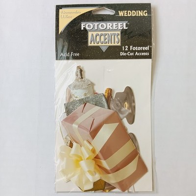 Remember When Wedding Fotoreel Die-Cut Accents - 12 PC