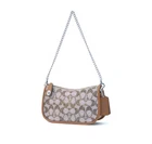 Coach Swinger 20 Crystal Signature Jacquard Shoulder Handbag - Burnished Amber