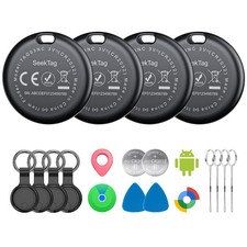 Air Tags for Android,Air Tags-4 Pack Android,Air Tracker Tags with 4 Case,2 Y...
