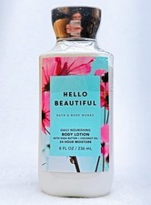 1 Bath Body Works HELLO BEAUTIFUL 24HR Moisture Body Lotion Cream 8 oz