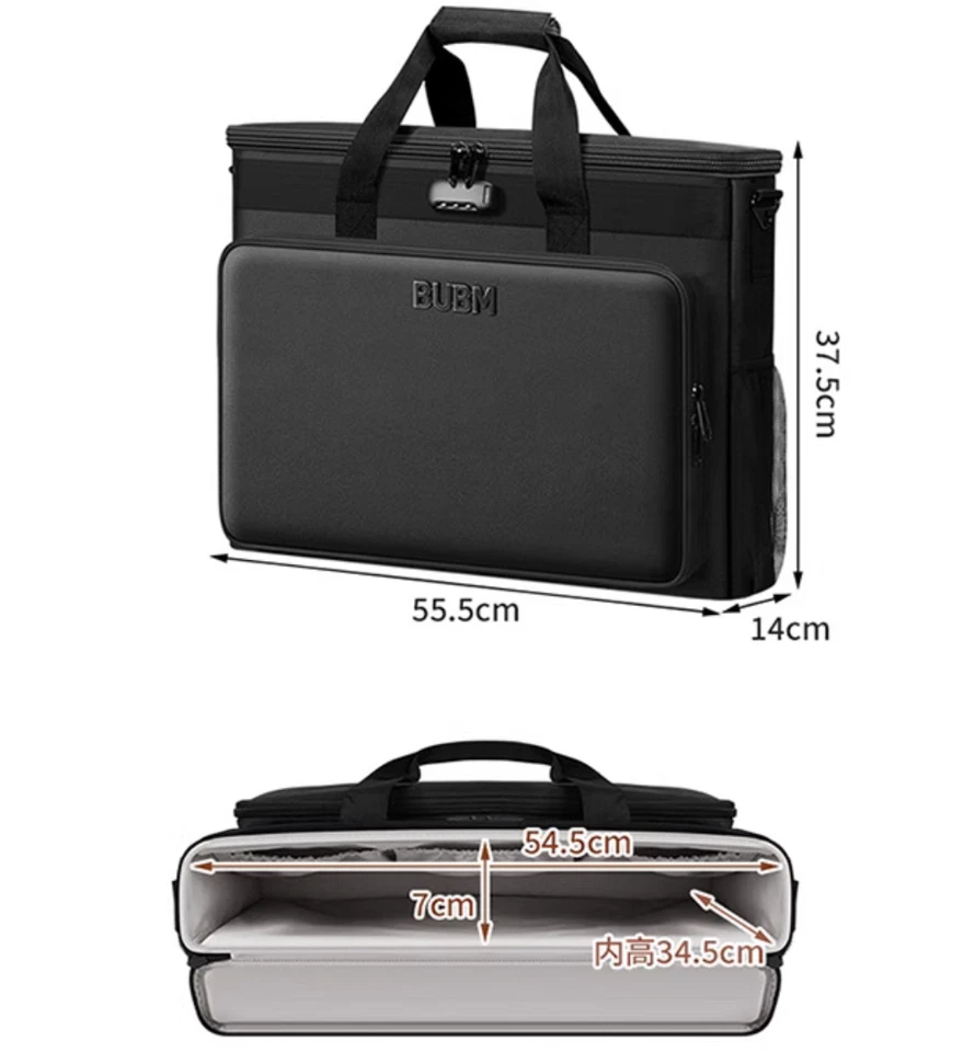 BUBM Monitor bag Padded LCD TV Screen Bag 25" 27" 32" LOCK - Image 3 of 4