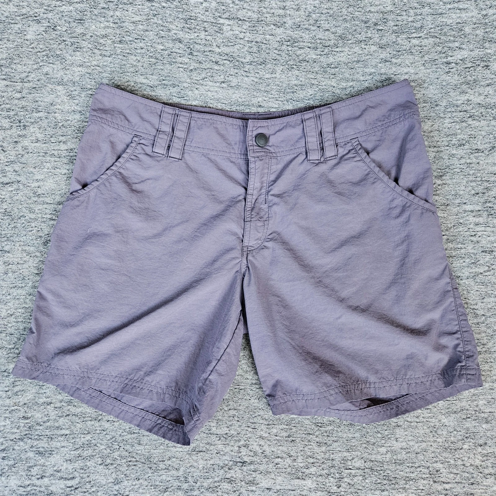 Salomon ActiLite Women's Hiking Shorts Size 8 Gray Technical Outdoor Trekking