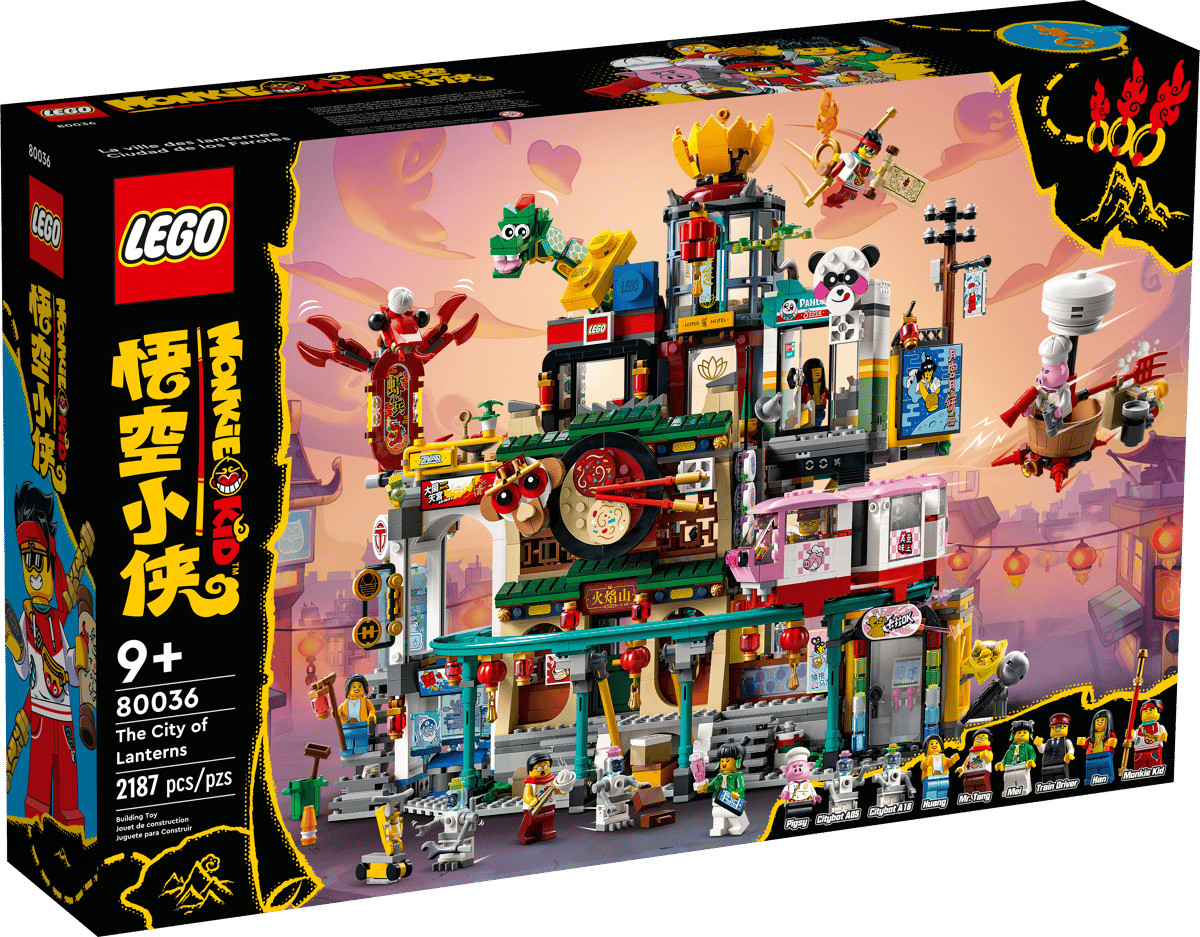 Lego Monkie Kid The City of Lanterns 80036 Retired New Factory Sealed 2022