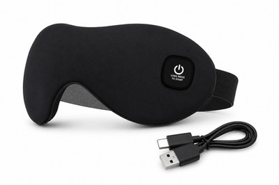 Heated Eye Mask, Cordless Dry Eye Mask Washable Warm Eye Compress Mask with Flax