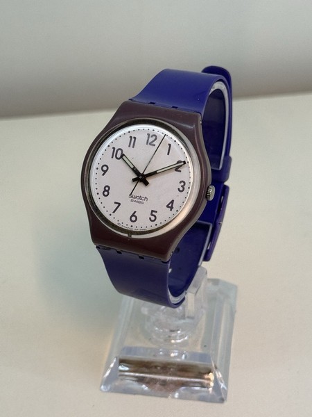 SWATCH SWISS MADE PURPLE 2009 UNISEX 34MM