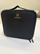 Relavel Travel Makeup Train Case Cosmetic Organizer Portable Artist Storage Bag