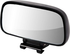 Add On Blind Spot Mirror, Convex Rear View Wide Angle Rectangle Framed HD Glass
