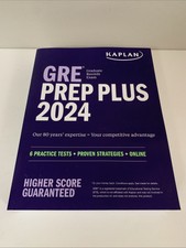 Kaplan GRE Prep Plus 2024: 6 Practice Tests +...