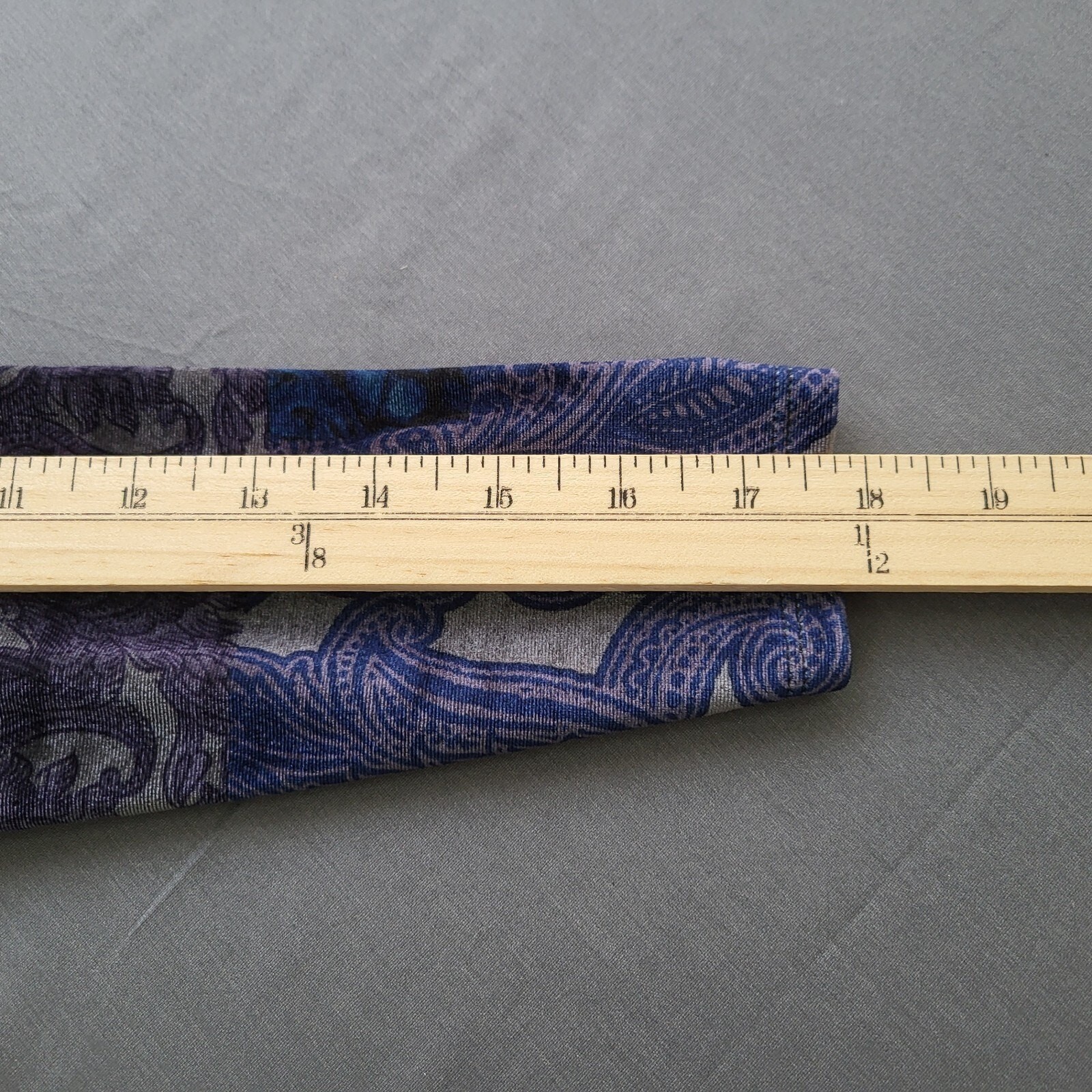 Chicos Patchwork Paisley Sharkbite Tunic Top Blue… - image 8