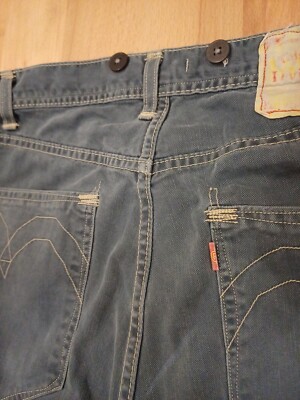 Nr.10 Levis 02501 Billy Bob W31 L32  Vintage 100%Cotton Knopfleiste...