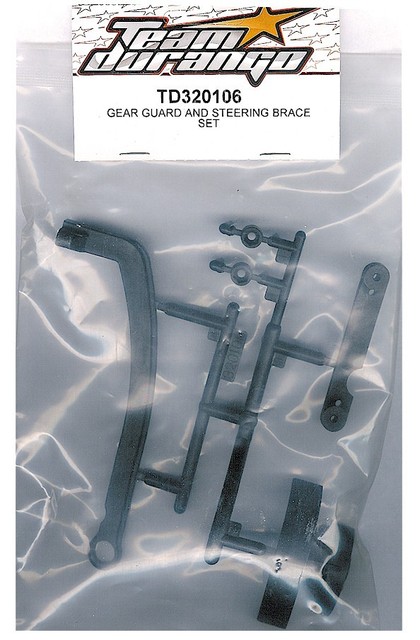 Team Durango TD320106 GEAR GUARD / STEERING BRACE SET DEX408T DNX408T Truggy 1/8 for sale online