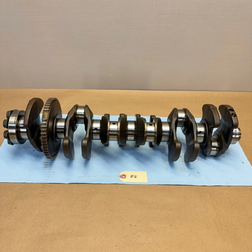 Manivela del cigüeñal del motor BMW E82 135I E90 E60 F01 E89 N54 8 pernos millas OEM Foto 2 de 4