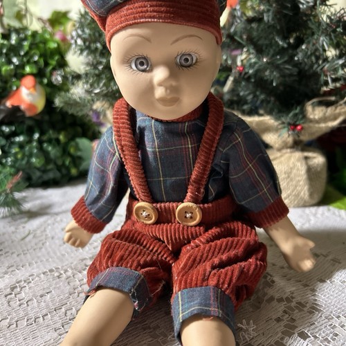 Collectable Porcelain Doll Dutch Boy 12” (See Listing For Matching Sister) - Picture 8 of 16