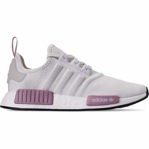 Women's adidas NMD R1 Casual Shoes Crystal White/Crystal White/Orchid BD8024 WHT | eBay