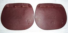 OVATION Billet Guards -Quality Leather- 465060 16"- NICE (Set of 2 Guards)