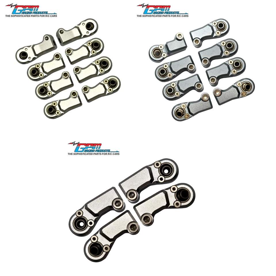 Aluminum front+rear +steering tie rod ball end AXIAL 1/6 SCX6 JEEP JLU WRANGLER - Image 2 of 4