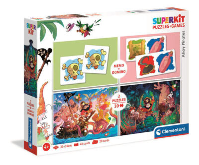 Superkit 2x30+memo+domino Piraci