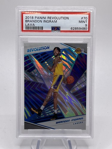 2018-19 Panini Revolution Brandon Ingram Lava Parallel /10 PSA 9 Lakers