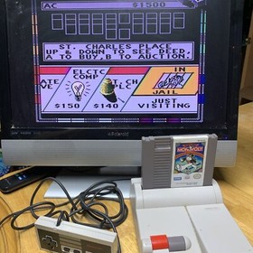 Monopoly NES Tested Works Nintendo Entertainment System ￼Parker Bros. Board Game