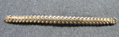 Vintage Lance Stainless JB golden top expandable wristwatch band bracelet