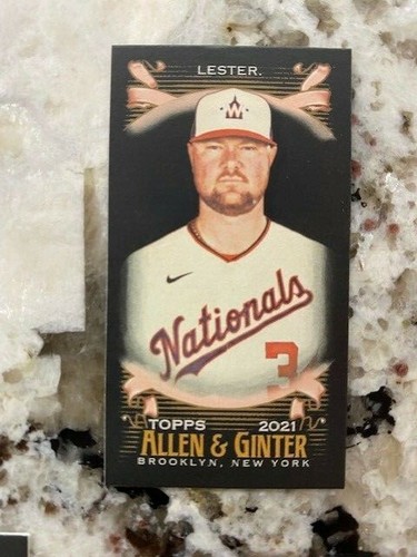2021 TOPPS ALLEN GINTER X BASEBALL MINI CARD NATIONALS JON LESTER #181 - 第 1/1 張圖片