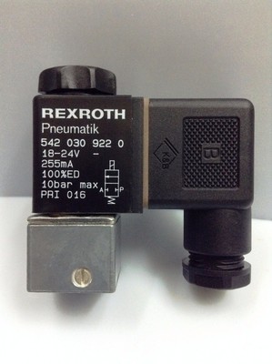 Rexroth 5420300220 3/2-Way Solenoid Operated Pneumatic Pilot Valve 